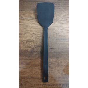 Chefmate Spatula Flipper Turner Black Heat Resistant Plastic Nylon Solid 14" U38